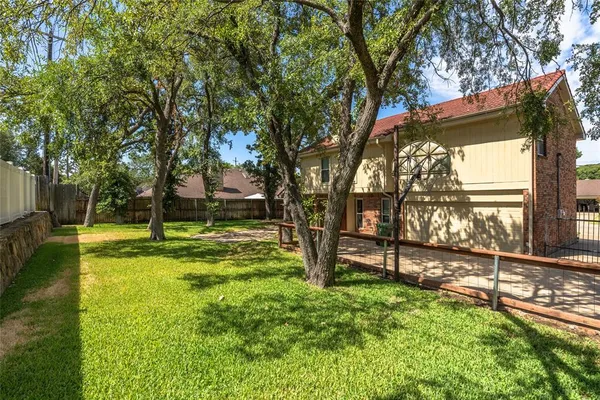 a view of a house with a patio
