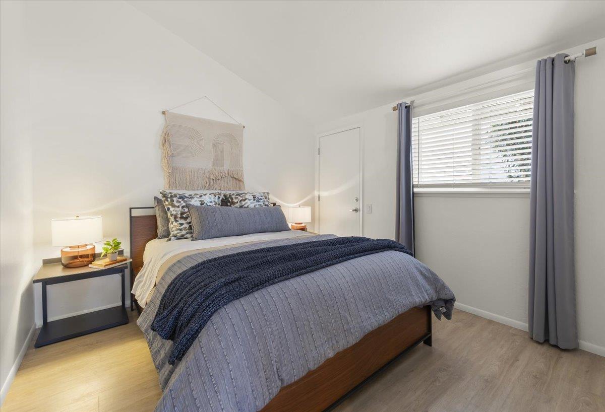 2715 Lafayette Street Soquel, CA 95073 - Photo 26 of 53 a bedroom with a bed and a window