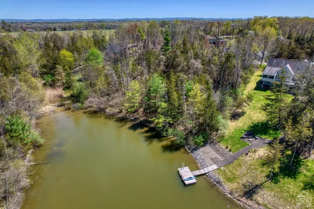 a view of a city with ocean view