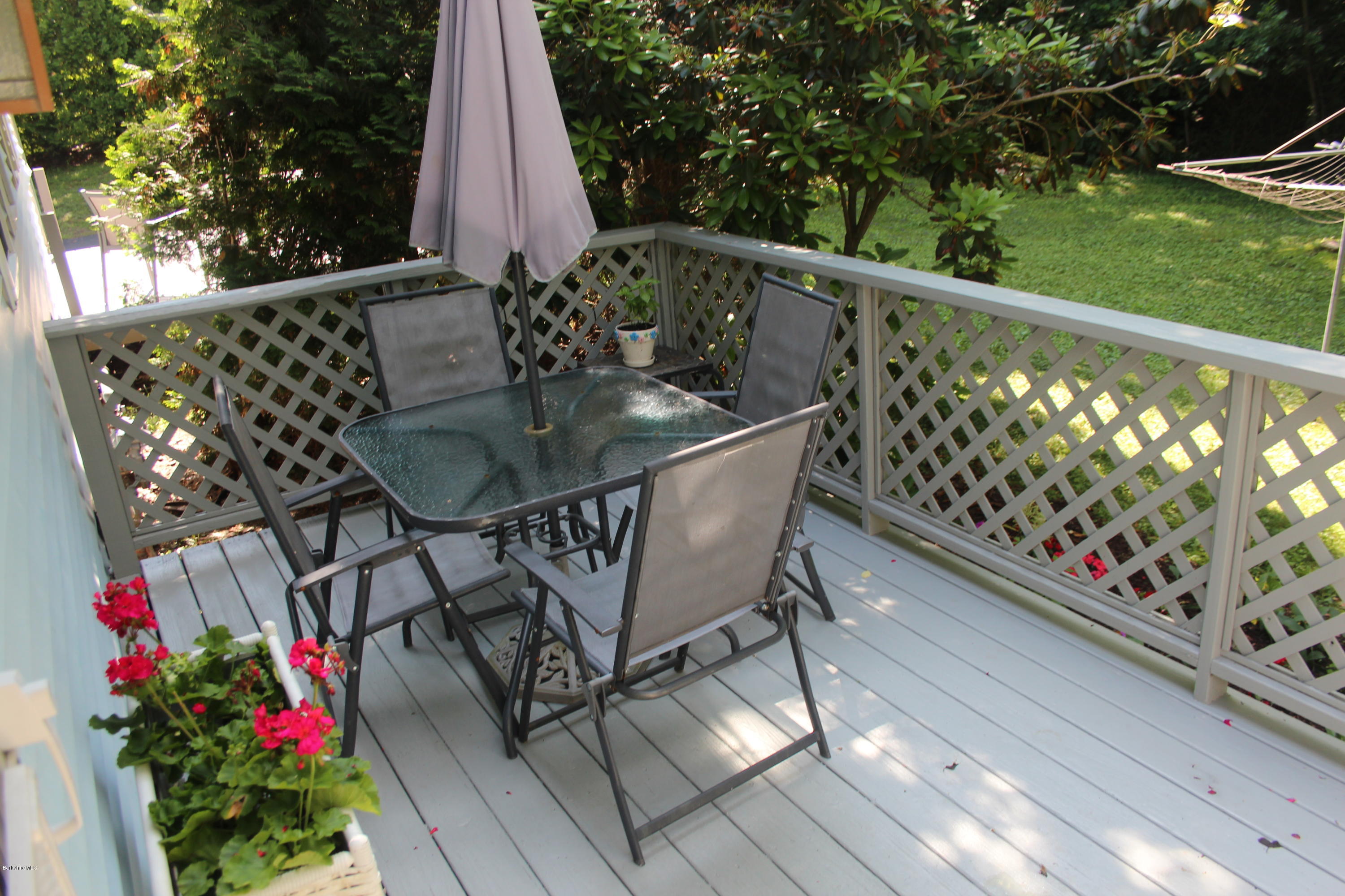 105 Cadwell Road, Unit 105 Pittsfield, MA 01201 - Photo 18 of 23 Rear Deck Dining