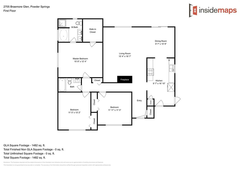 2705 Braemore Place Powder Springs, GA 30127 - Photo 18 of 18 a picture of a bench in front of a wall