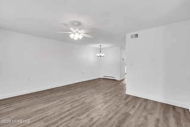wooden floor in an empty room