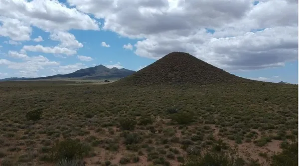 a view of outdoor space and mountain view in back