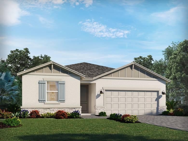 11247 Barnstead Way Port St. Lucie, FL 34987 - Photo 1 of 10 a front view of a house with a yard