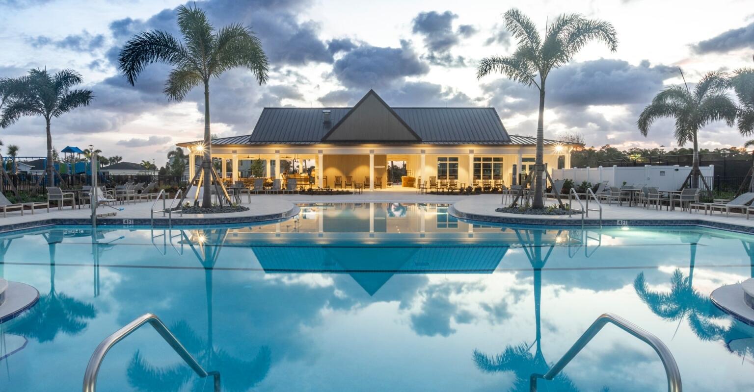 11247 Barnstead Way Port St. Lucie, FL 34987 - Photo 3 of 10 a view of a swimming pool