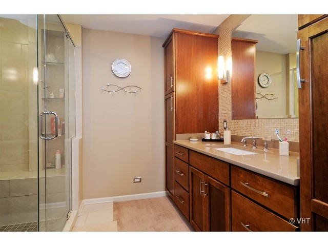 170 Cold Spring Road Barrington, IL 60010 - Photo 8 of 10 a bathroom with a sink and a mirror