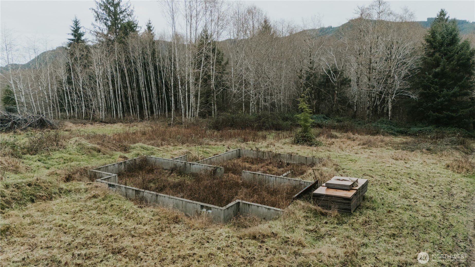 215 Elk Creek Ridge Road Forks, WA 98331 - Photo 18 of 37 a view of a backyard with iron fence