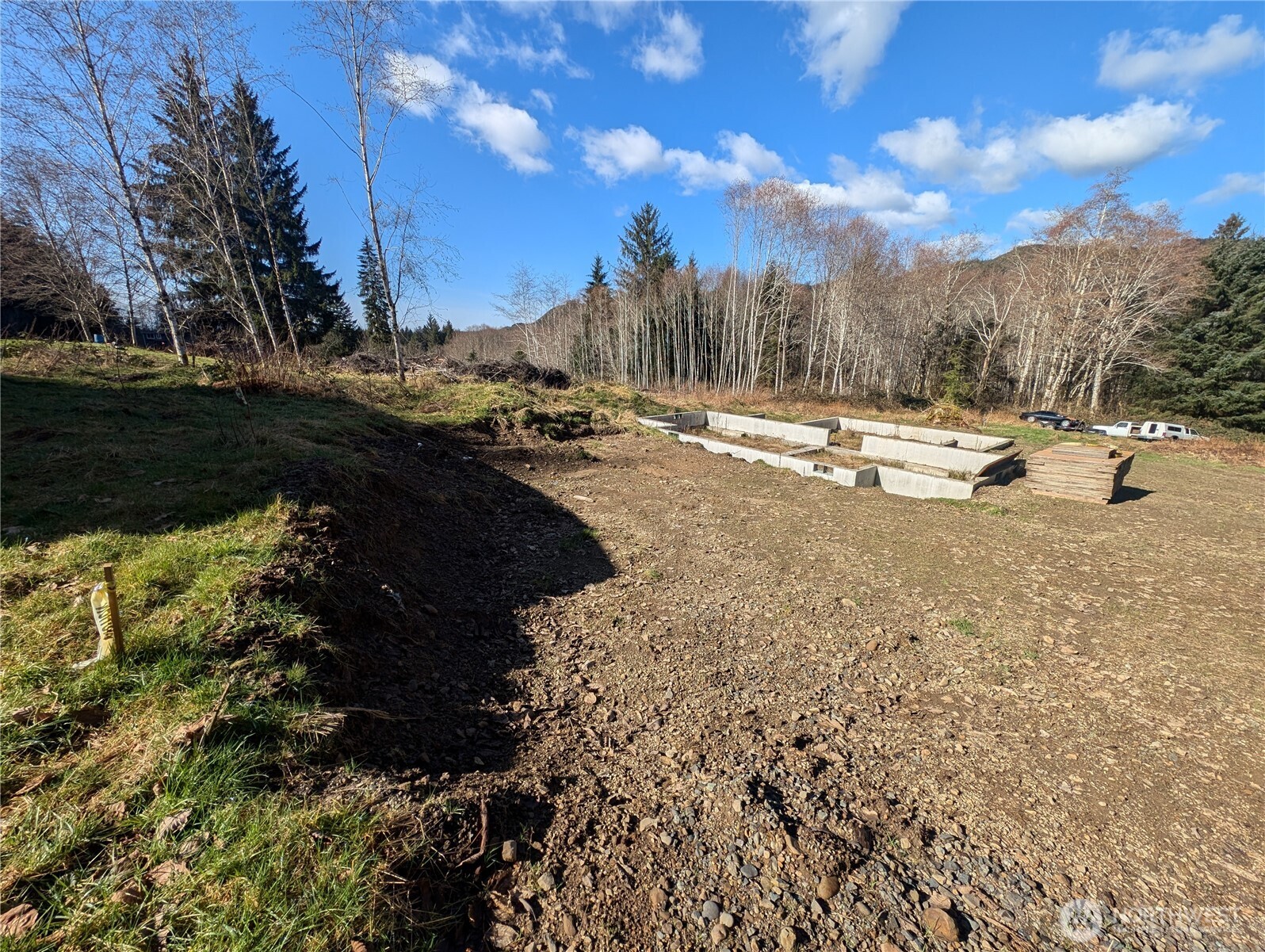 215 Elk Creek Ridge Road Forks, WA 98331 - Photo 26 of 37 a view of a yard with wooden fence