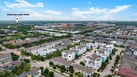 an aerial view of city