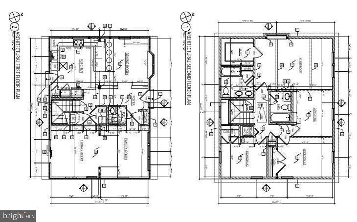 545 Winding Road Lansdale, PA 19446 - Photo 46 of 46 1ST AND 2ND FLOOR LAYOUT BLUEPRINT