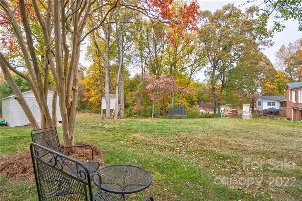 509 Roy Eaker Road Cherryville, NC 28021 - Photo 11 of 43 a backyard of a house with table and chairs