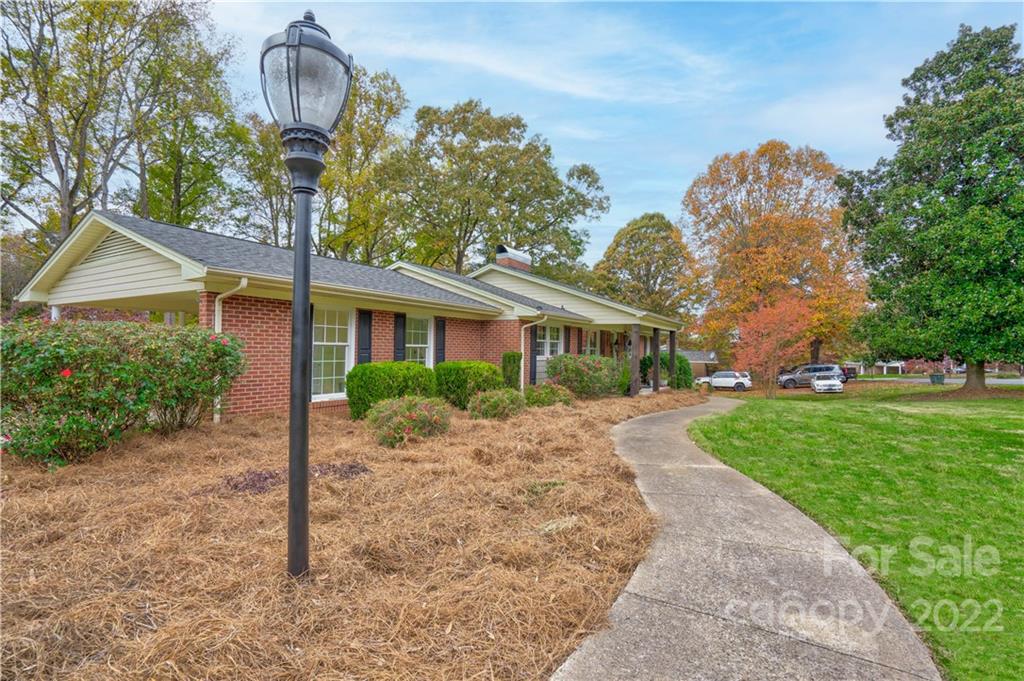 509 Roy Eaker Road Cherryville, NC 28021 - Photo 4 of 43 a front view of a house with garden