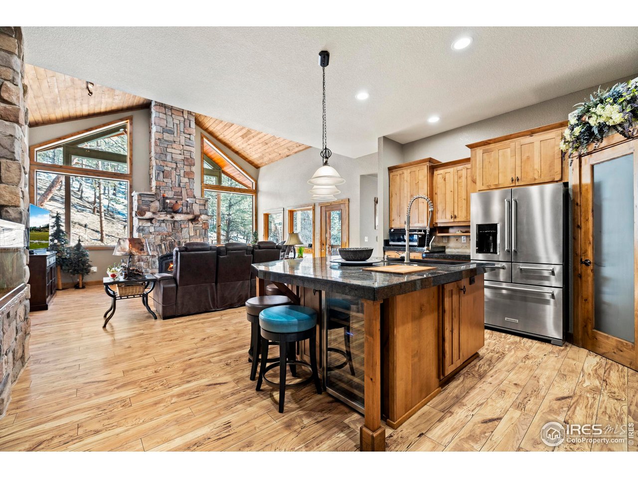 952 Skinner Gulch Road Loveland, CO 80537 - Photo 9 of 43 Entry to Kitchen and Great Room