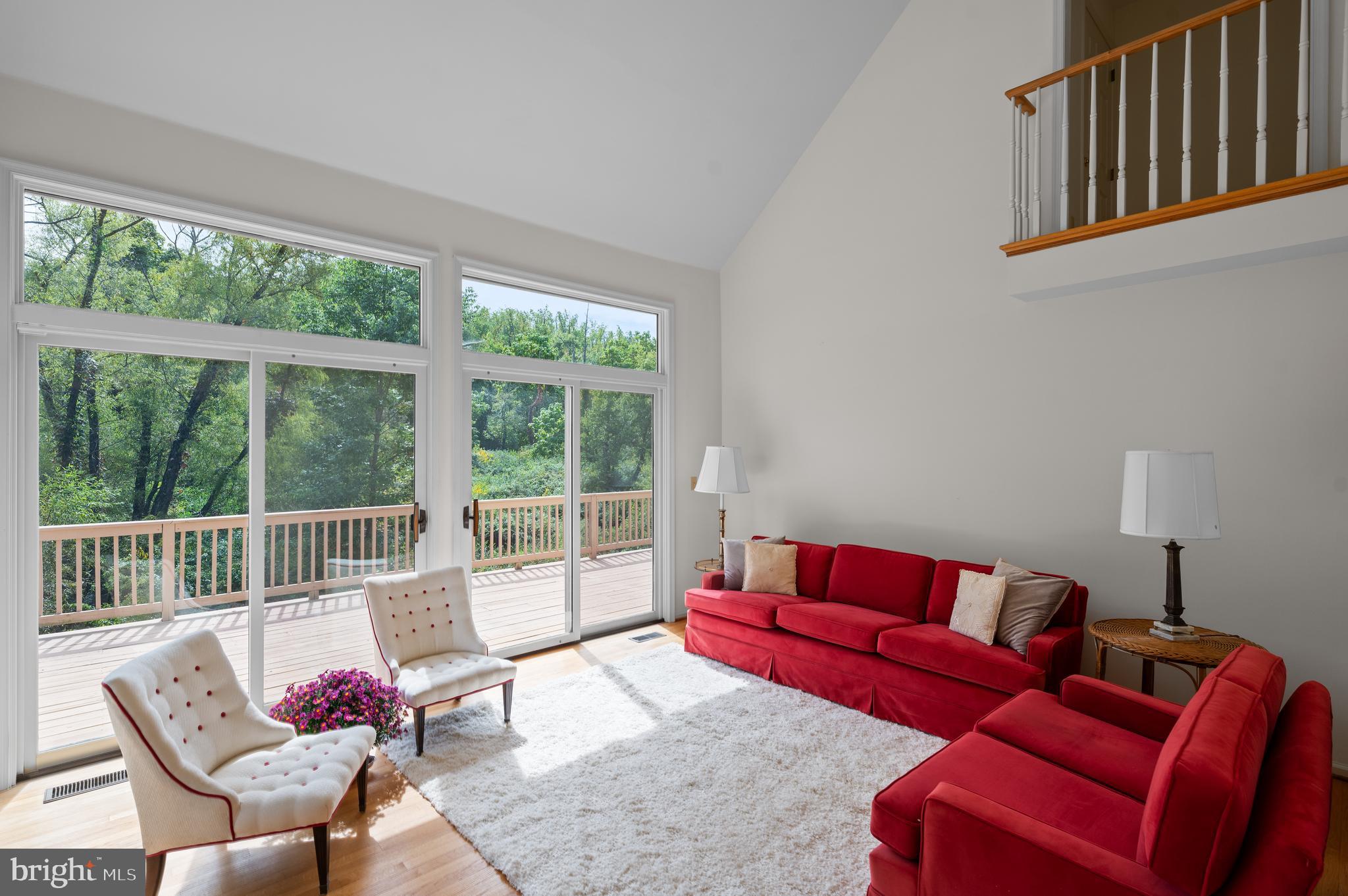 446 Waynesbrooke Road Berwyn, PA 19312 - Photo 5 of 34 Lovely living room with nature views