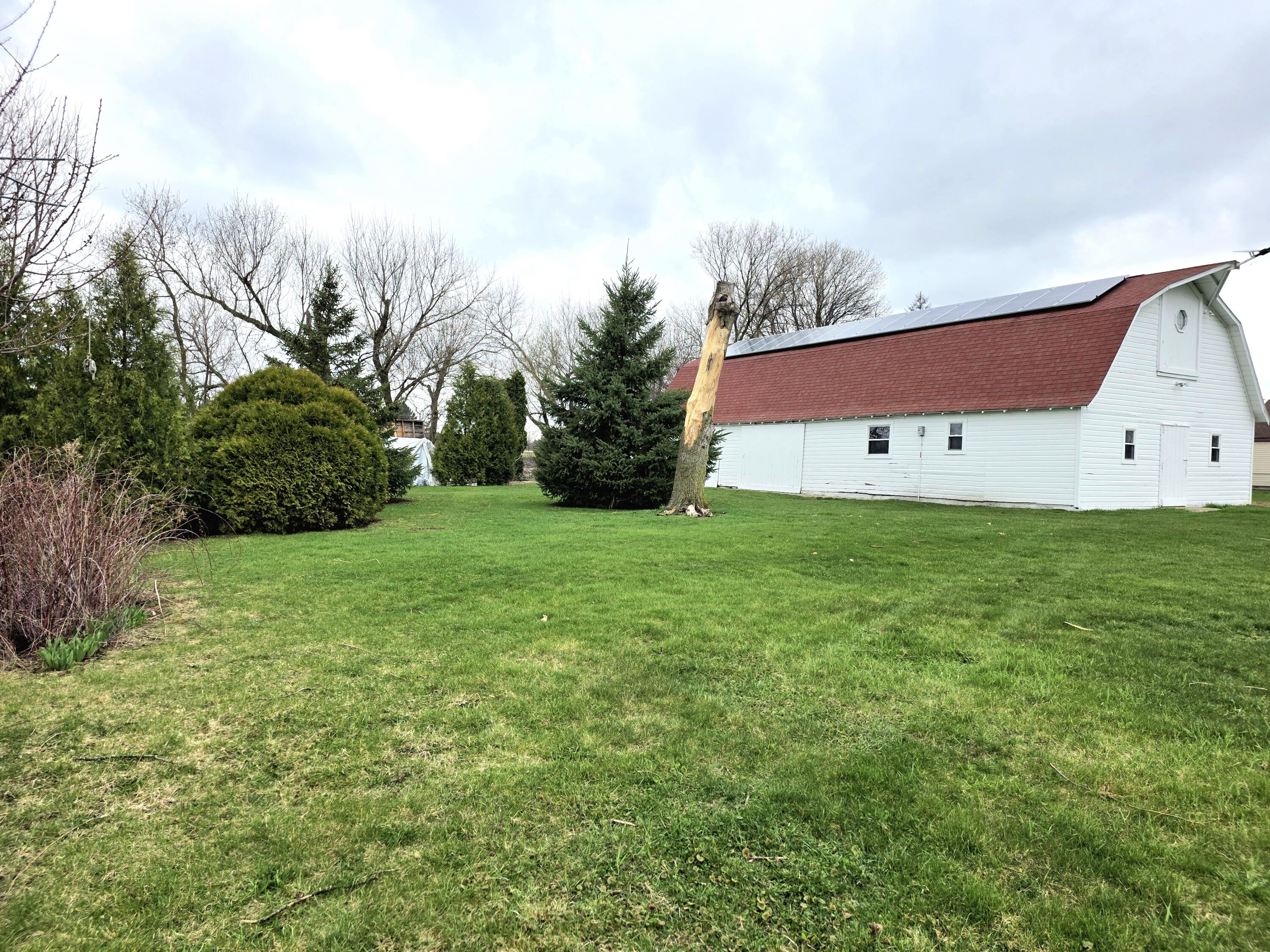 10741 Spring Street Mount Pleasant, WI 53177 - Photo 12 of 48 Back Yard to the west with Pole Barn