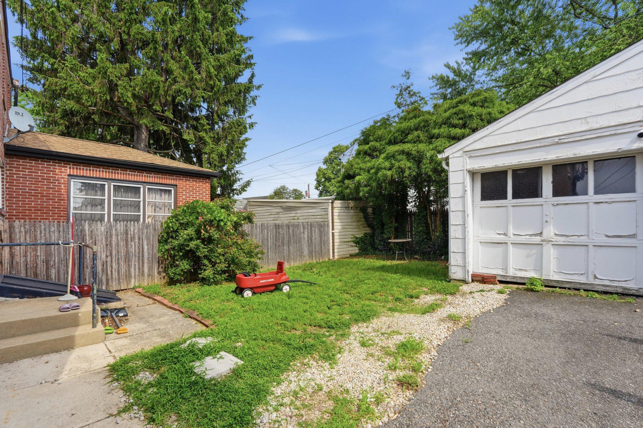 4686 State Road Drexel Hill, PA 19026 - Photo 4 of 21 Backyard + Detached Garage