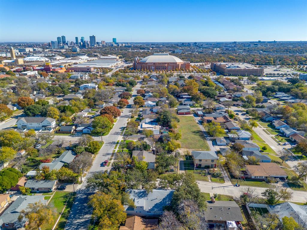 1900 Sutter Street, Unit C Fort Worth, TX 76107 - Photo 32 of 33 an aerial view of a city with lots of residential buildings