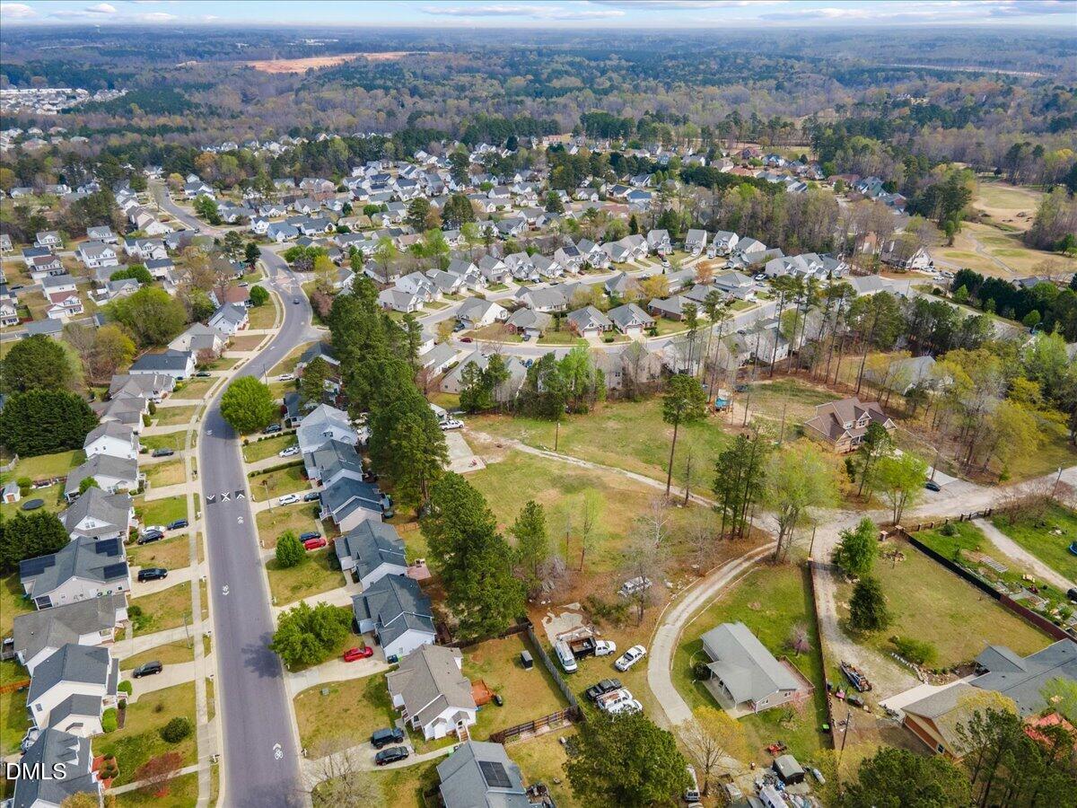 7201 Applecreek Court Raleigh, NC 27610 - Photo 10 of 17 an aerial view of residential houses with outdoor space