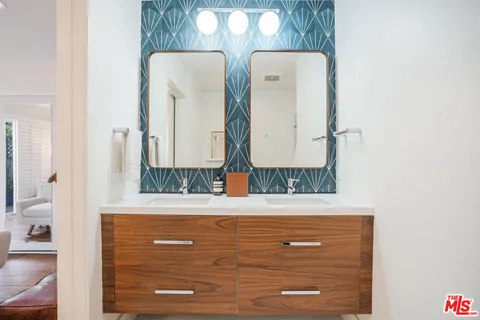 a bathroom with a sink