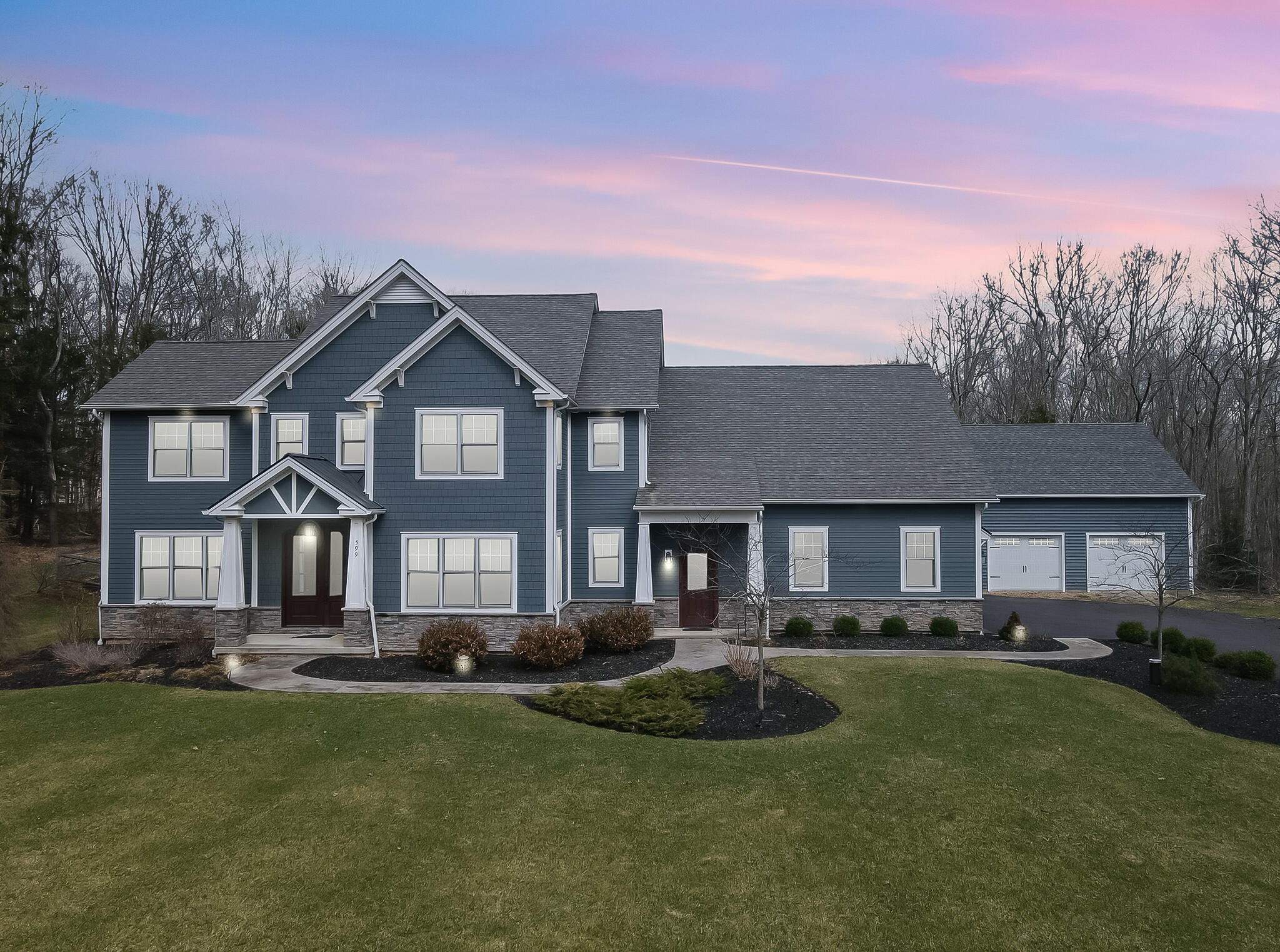 599 Behrens Road Jim Thorpe, PA 18229 - Photo 107 of 110 Front of Home at Dusk