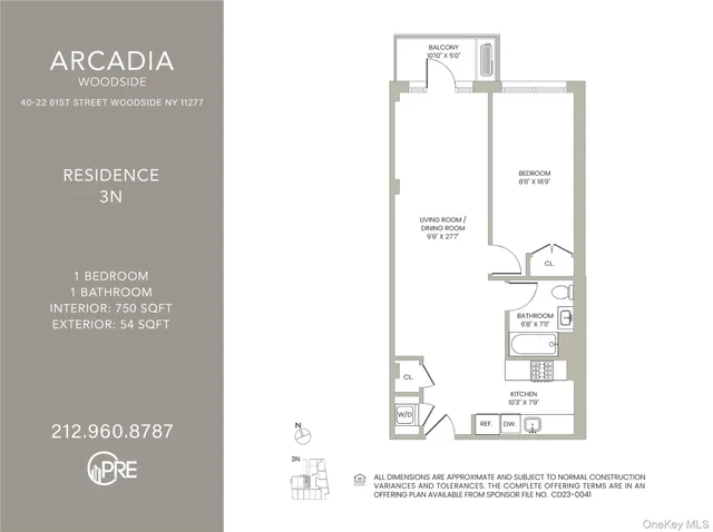$810,000 | 40-22 61st Street, Unit 3N | Woodside