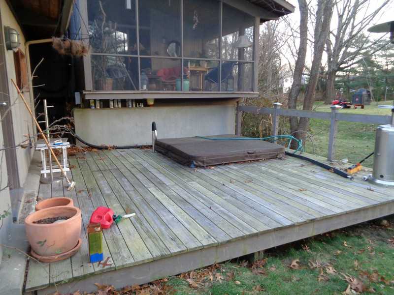 29 Pinetop Road Barrington, RI 02806 - Photo 5 of 24 Patio/Deck. DECK WITH HOT TUB