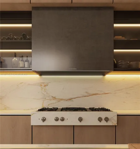 a close view of stove