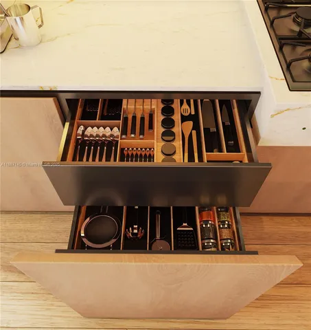 a view of balcony with furniture