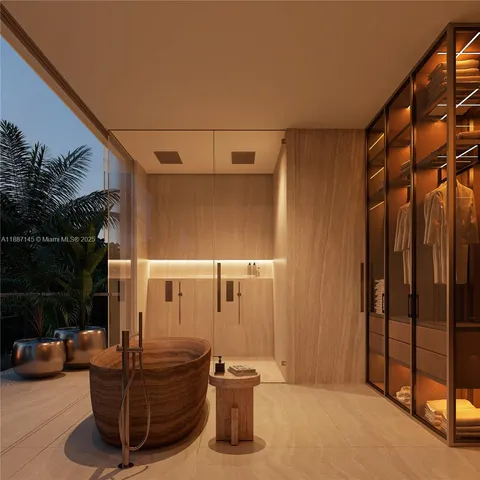 a floor to ceiling window with yard