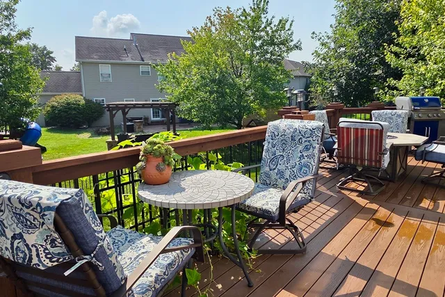 a view of a house with backyard and plants