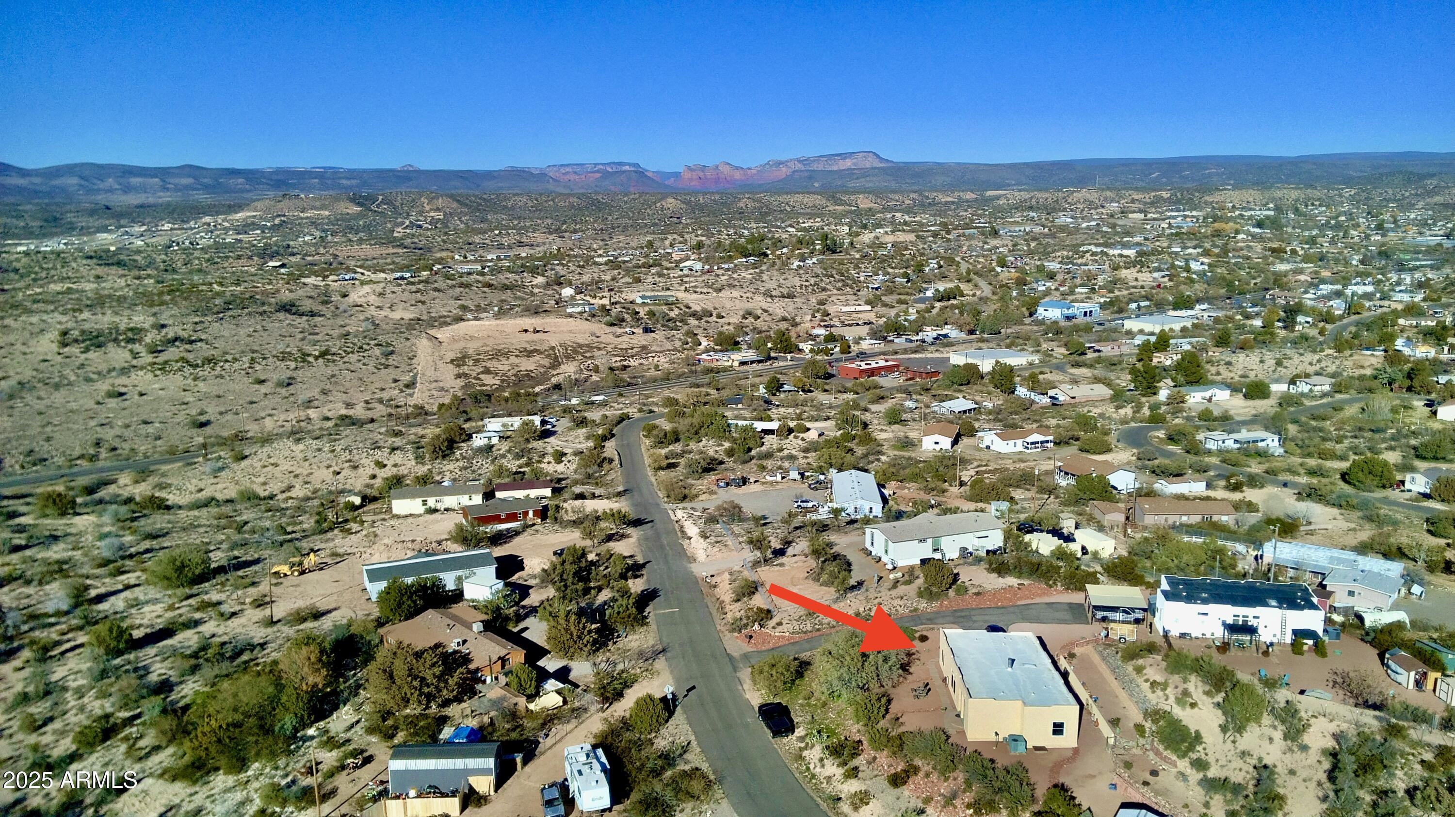4665 Lazy Lariat Lane Rimrock, AZ 86335 - Photo 25 of 29 an aerial view of multiple house