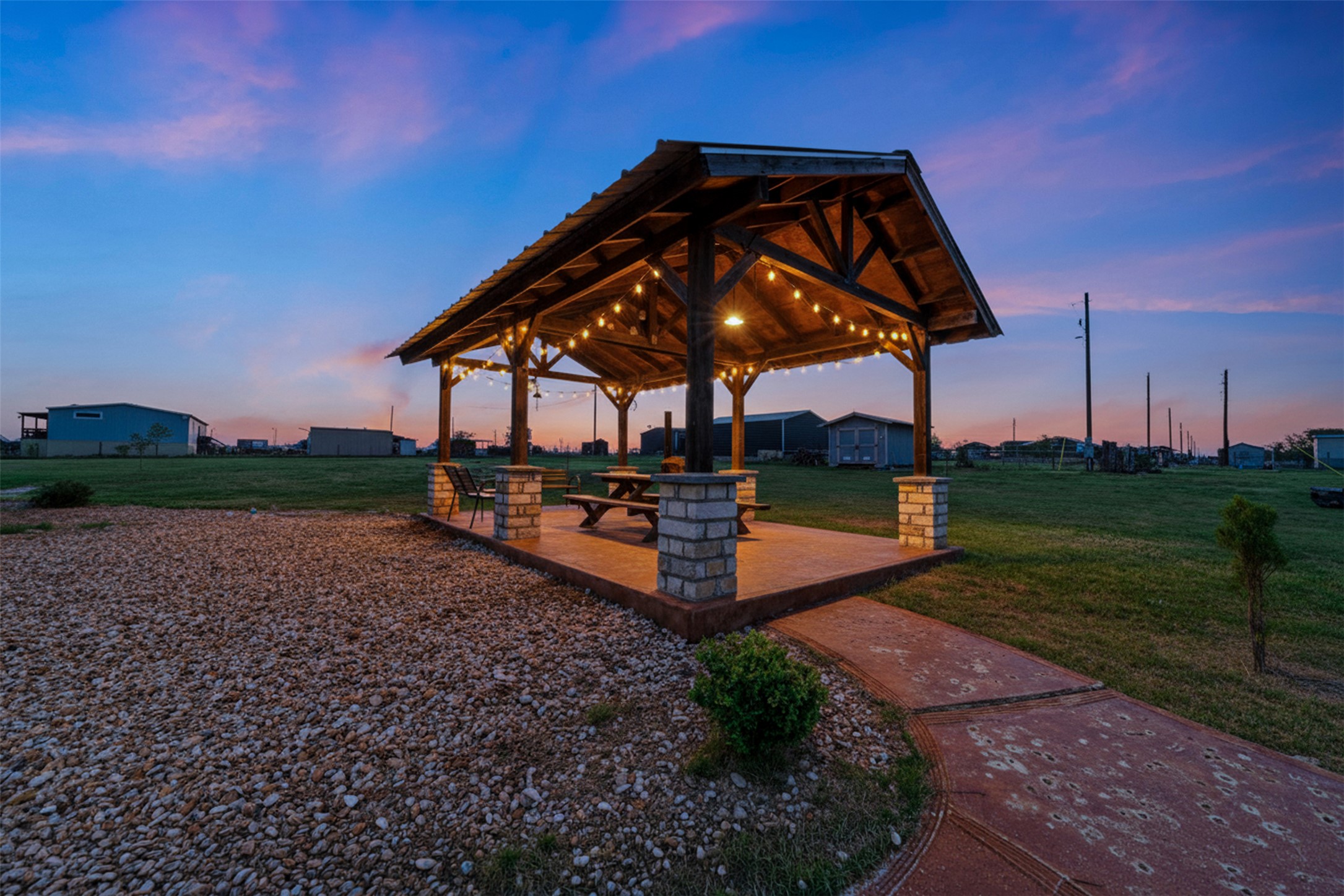 2493 County Road 464 Elgin, TX 78621 - Photo 28 of 40 a view of a yard with a slide