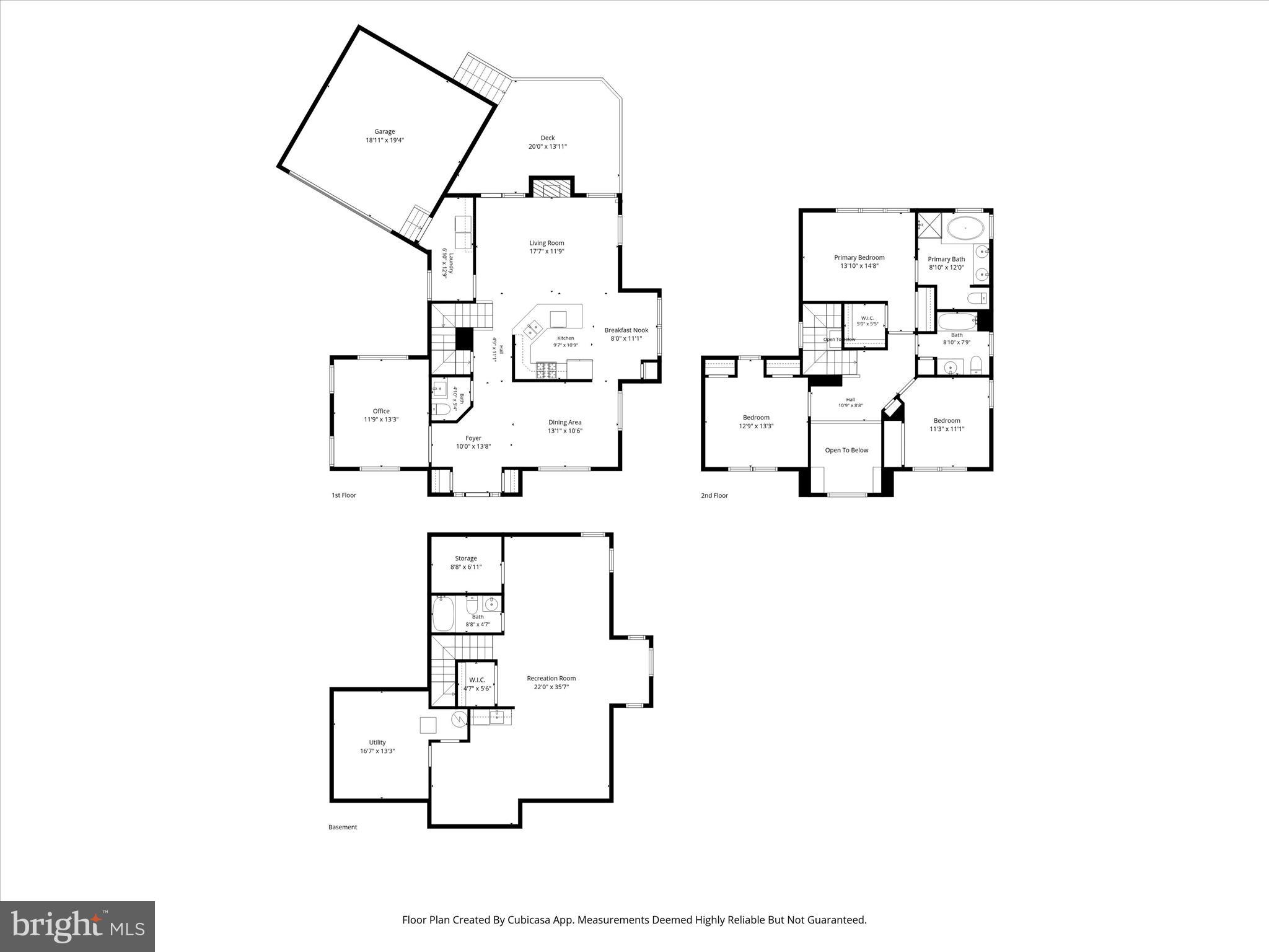 25352 Ripleys Field Drive Chantilly, VA 20152 - Photo 50 of 54 a picture of floor plan