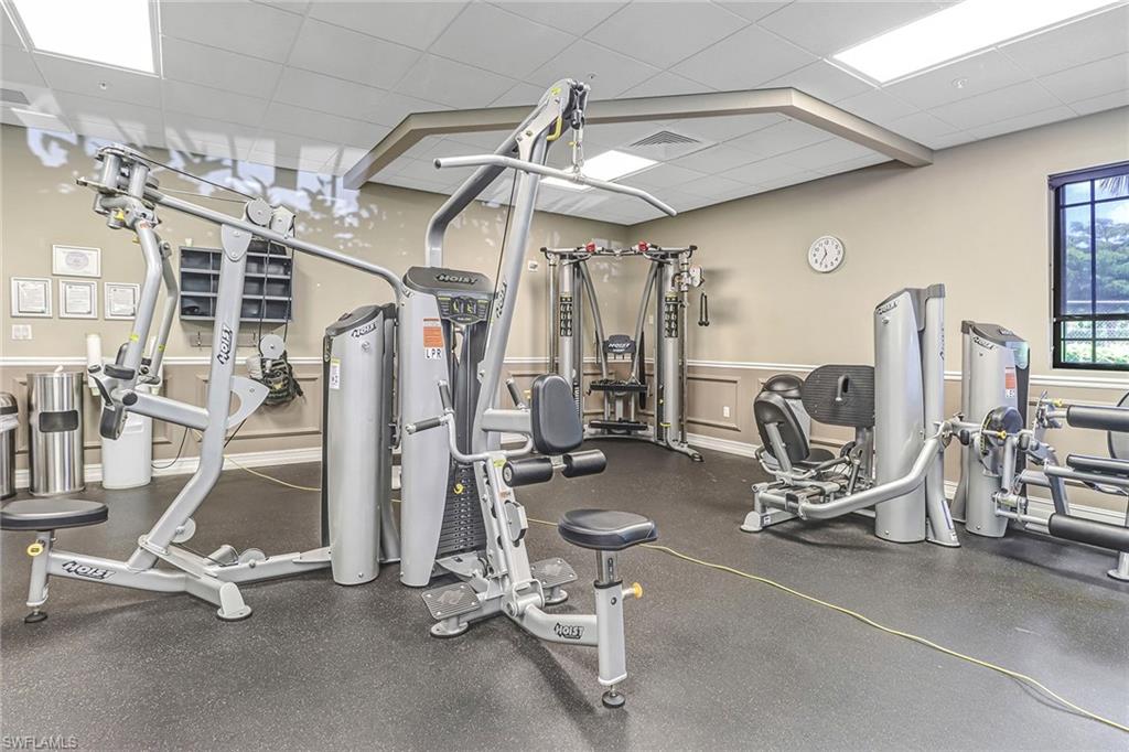 21017 Bella Terra Boulevard Estero, FL 33928 - Photo 34 of 45 a view of a room with gym equipment