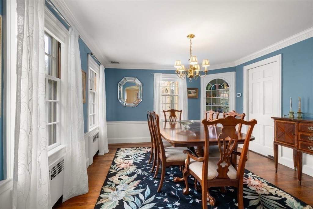 34 Palmer Road Newton, MA 02468 - Photo 11 of 26 a view of a dining room with furniture and window