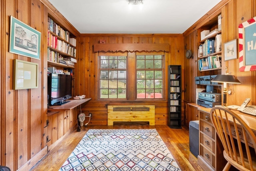 34 Palmer Road Newton, MA 02468 - Photo 12 of 26 a view of a bedroom with furniture and staircase