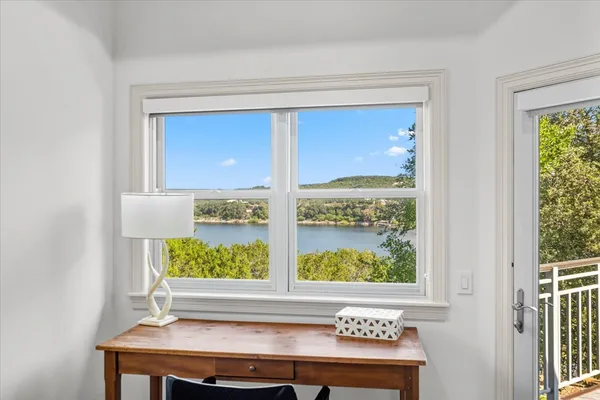 a view of front door of house