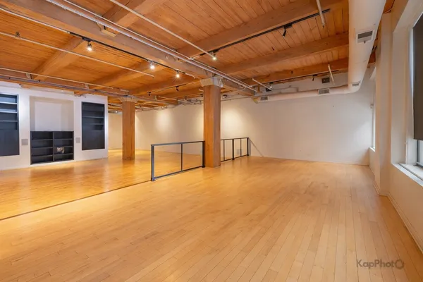 a view of a indoor basketball court