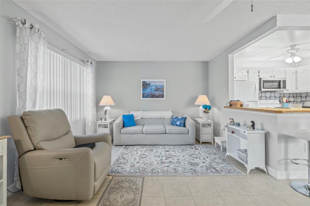 11923 Boynton Lane, Unit B New Port Richey, FL 34654 - Photo 5 of 34 a living room with furniture and a couch