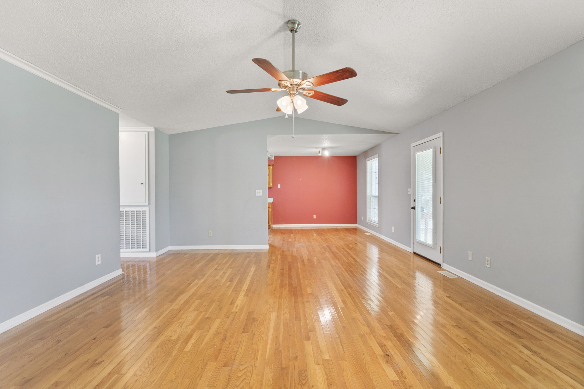 16 Town Road Fayetteville, TN 37334 - Photo 6 of 19 a view of an empty room with chandelier fan and a window