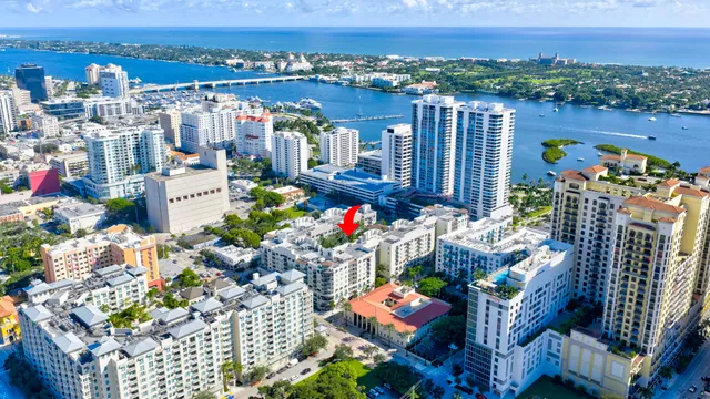 a view of city from the balcony
