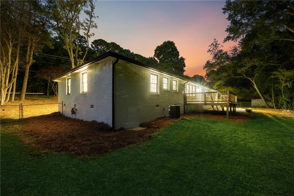 2055 Oak Road Southwest Snellville, GA 30078 - Photo 26 of 33 a view of backyard of the house