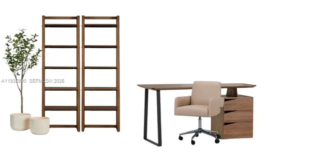 a balcony with table and chairs