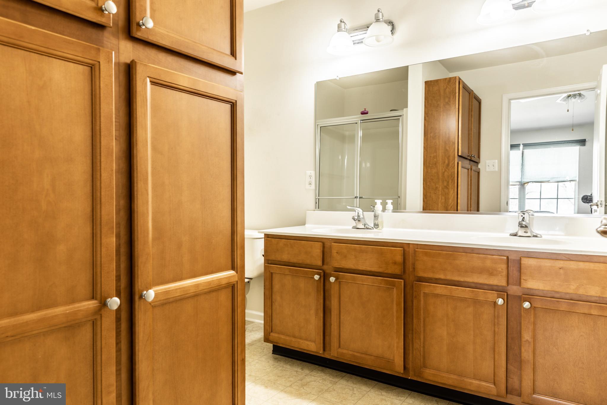 108 Eagleview Terrace Mount Royal, NJ 08061 - Photo 21 of 24 a bathroom with a double vanity sink and a mirror