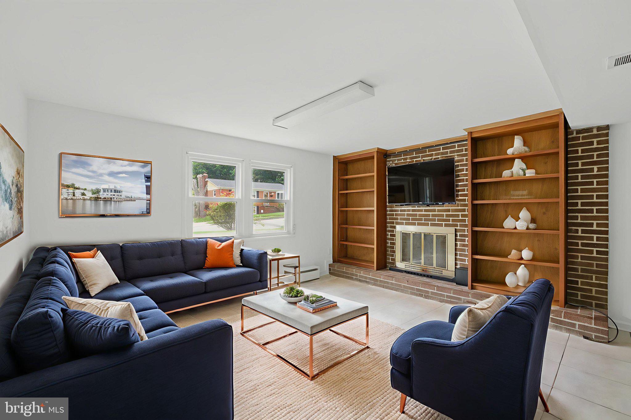 13626 Kingsman Road Woodbridge, VA 22193 - Photo 23 of 39 Virtually Staged Lower Rec Room