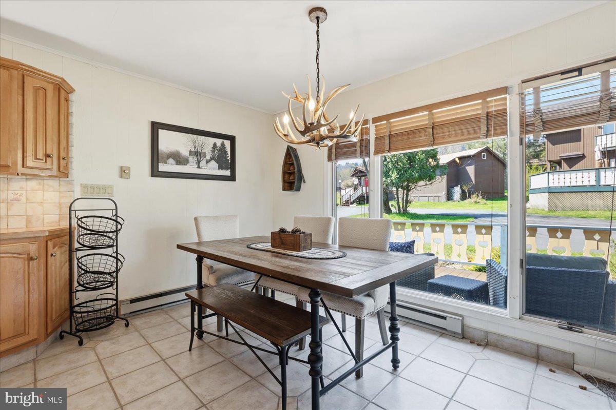25 Fall Place Union Dale, PA 18470 - Photo 20 of 99 a view of a dining room with furniture window and outside view