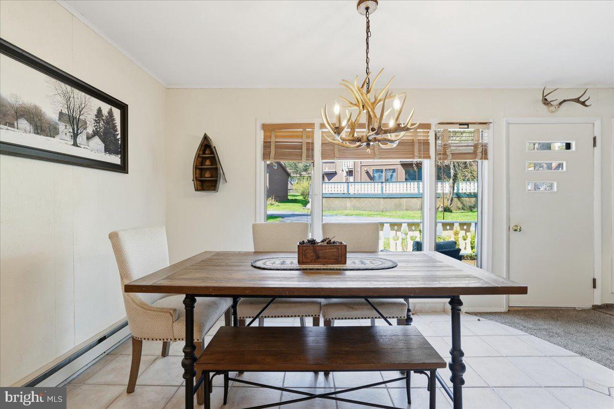 25 Fall Place Union Dale, PA 18470 - Photo 21 of 99 a view of a dining room with furniture window and wooden floor