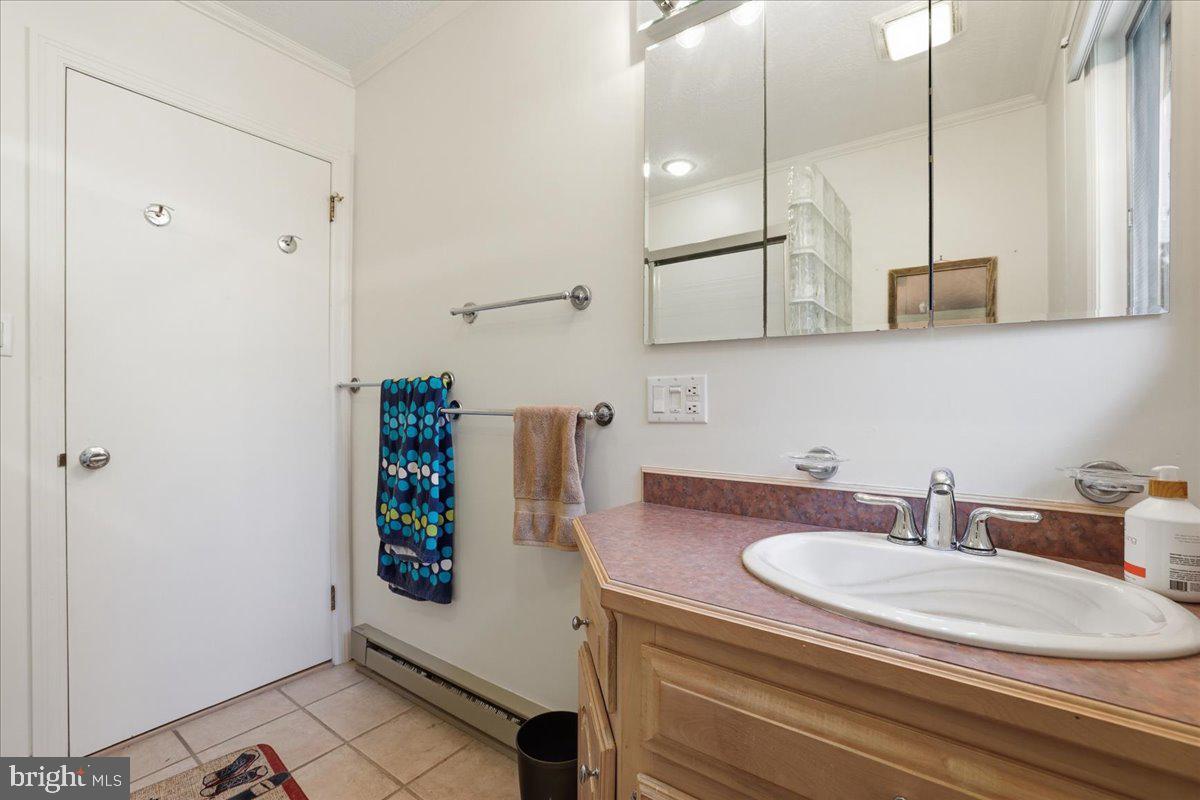25 Fall Place Union Dale, PA 18470 - Photo 56 of 99 a bathroom with a sink and a mirror