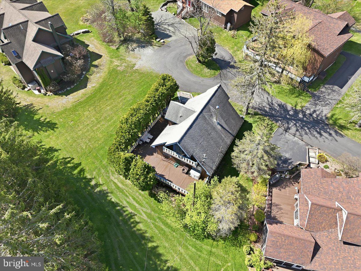 25 Fall Place Union Dale, PA 18470 - Photo 77 of 99 an aerial view of house with yard