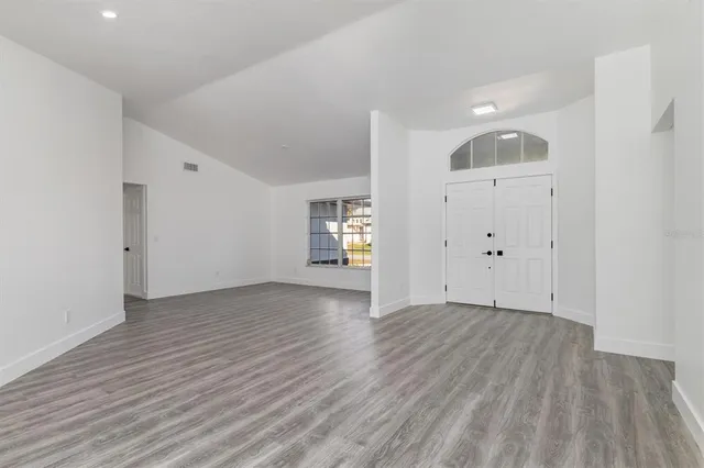 wooden floor in an empty room